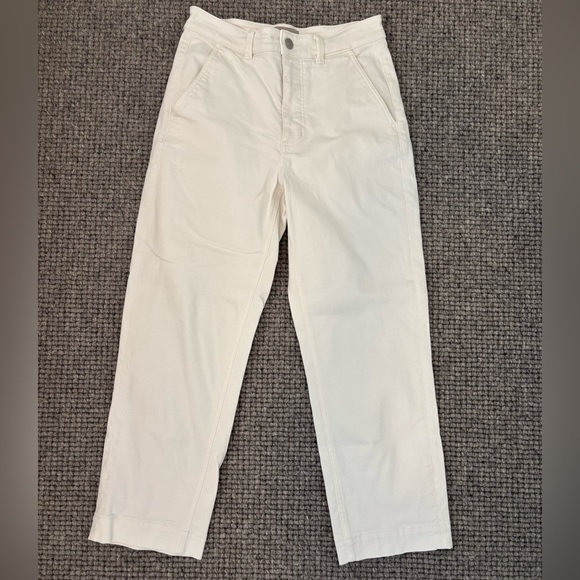Everlane - The Utility Straight-Leg Pant - Size 6 - Bone - Picture 1 of 11